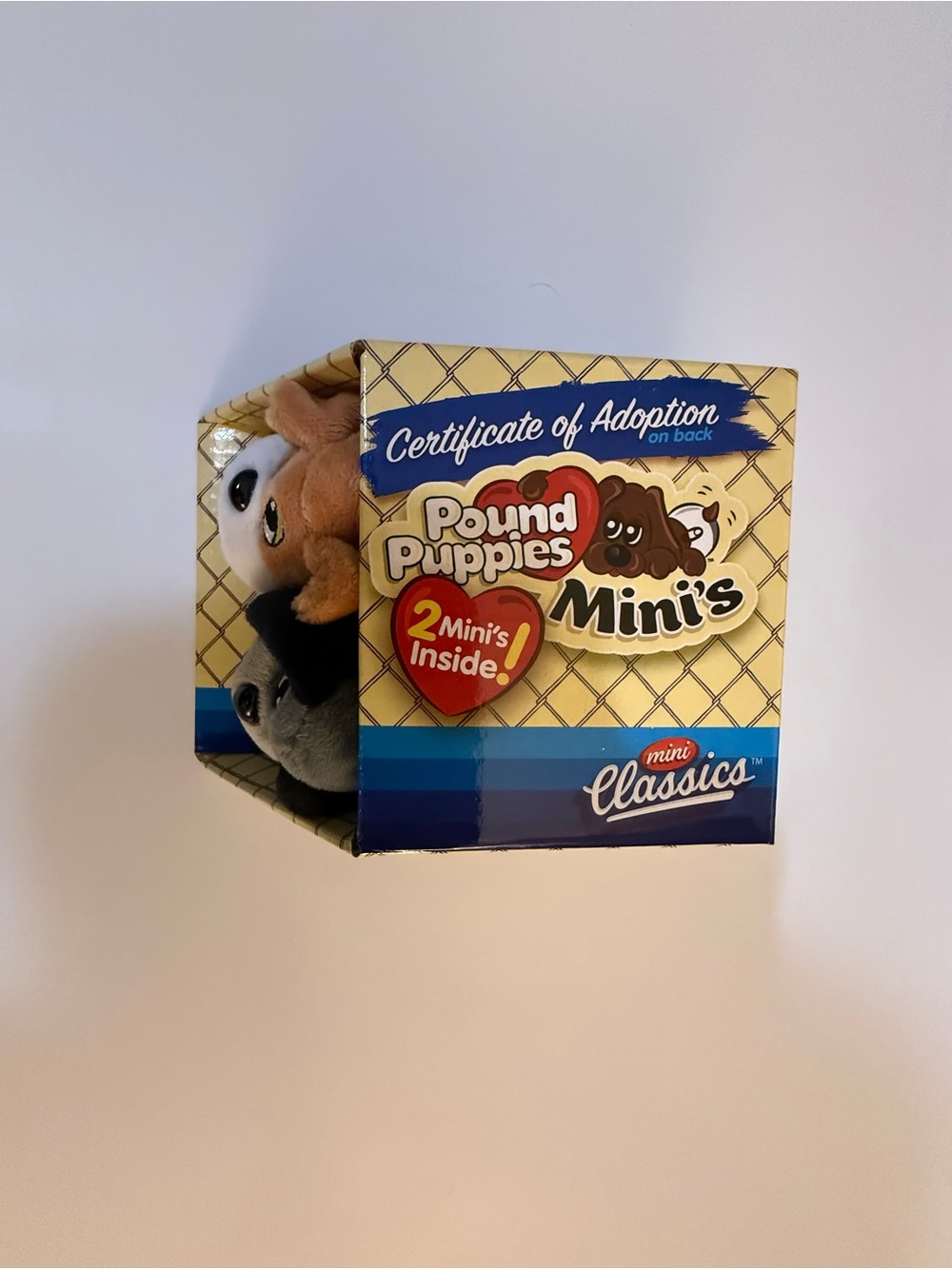 Pound Puppies Mini's Classic Twin Pack - Brown & Gray
